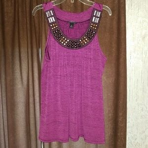 Purplish color ladies top